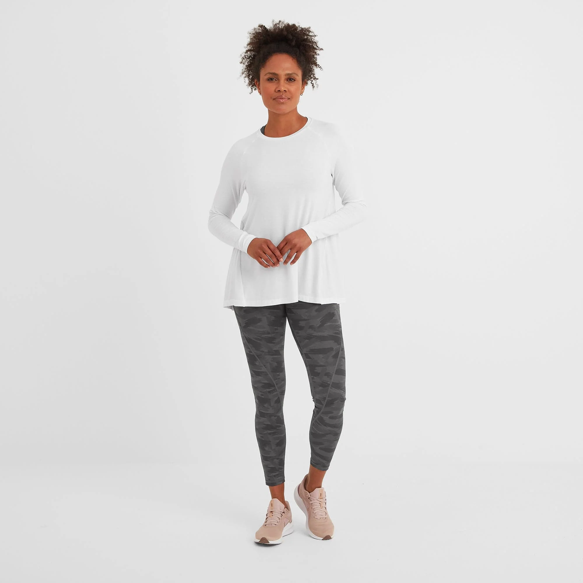 Tanton Womens Tech T-Shirt - Optic White - Image 5