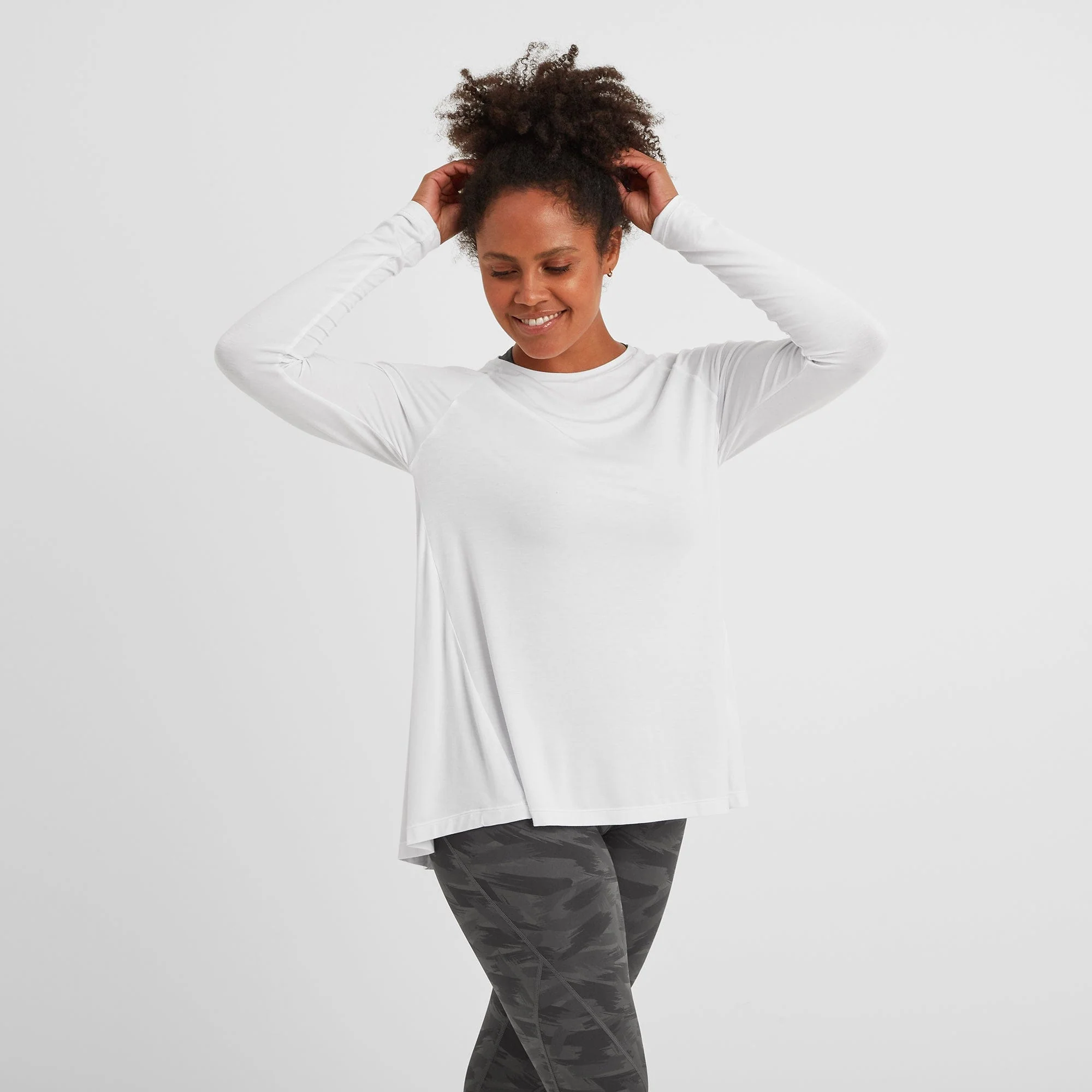 Tanton Womens Tech T-Shirt - Optic White - Image 6