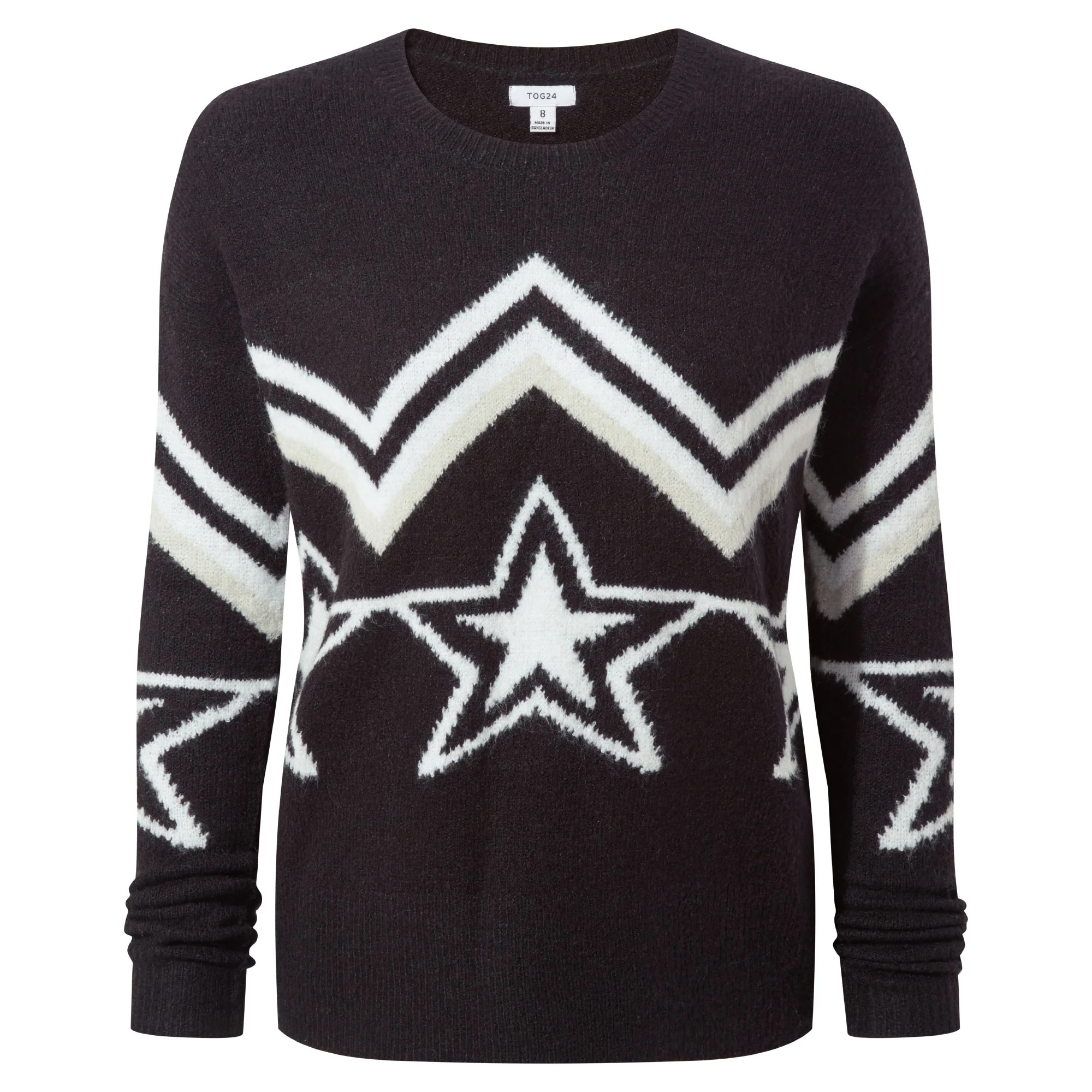 Theresa Womens Knitted Jumper - Black - Image 6
