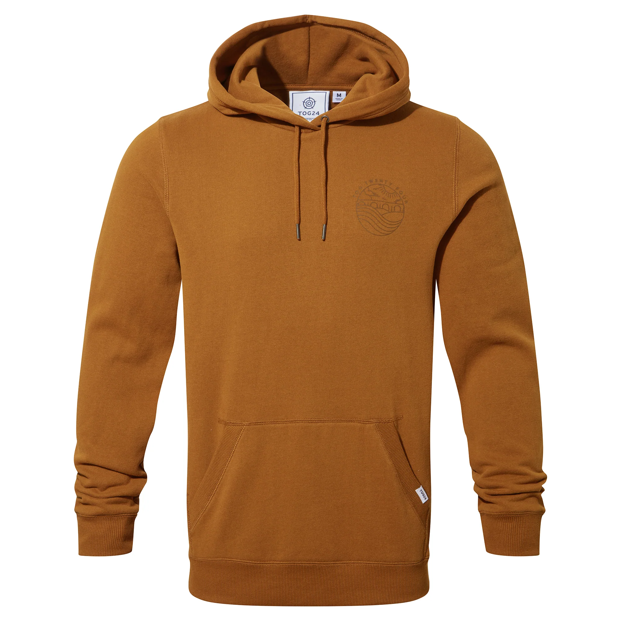 Thirlby Mens Hoody - Rich Ochre - Image 5
