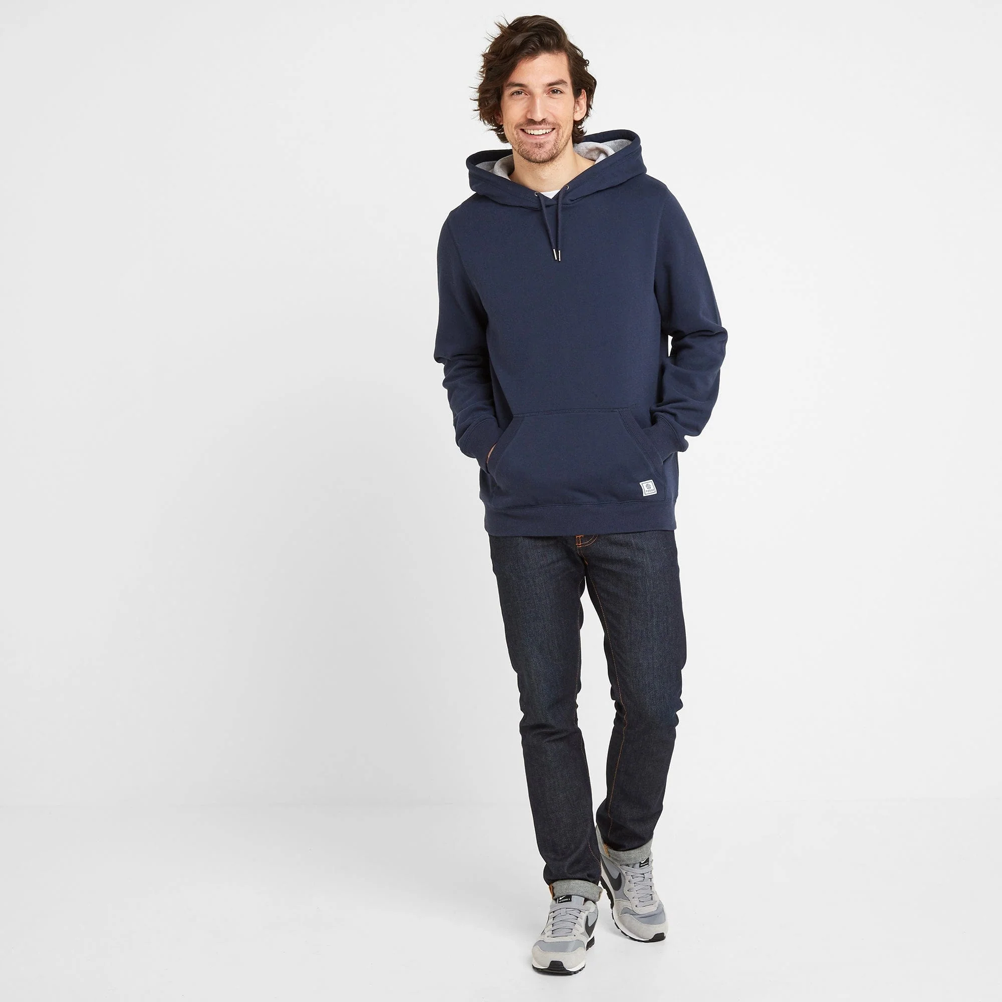 Thirsk Mens Hoody - Naval Blue - Image 4