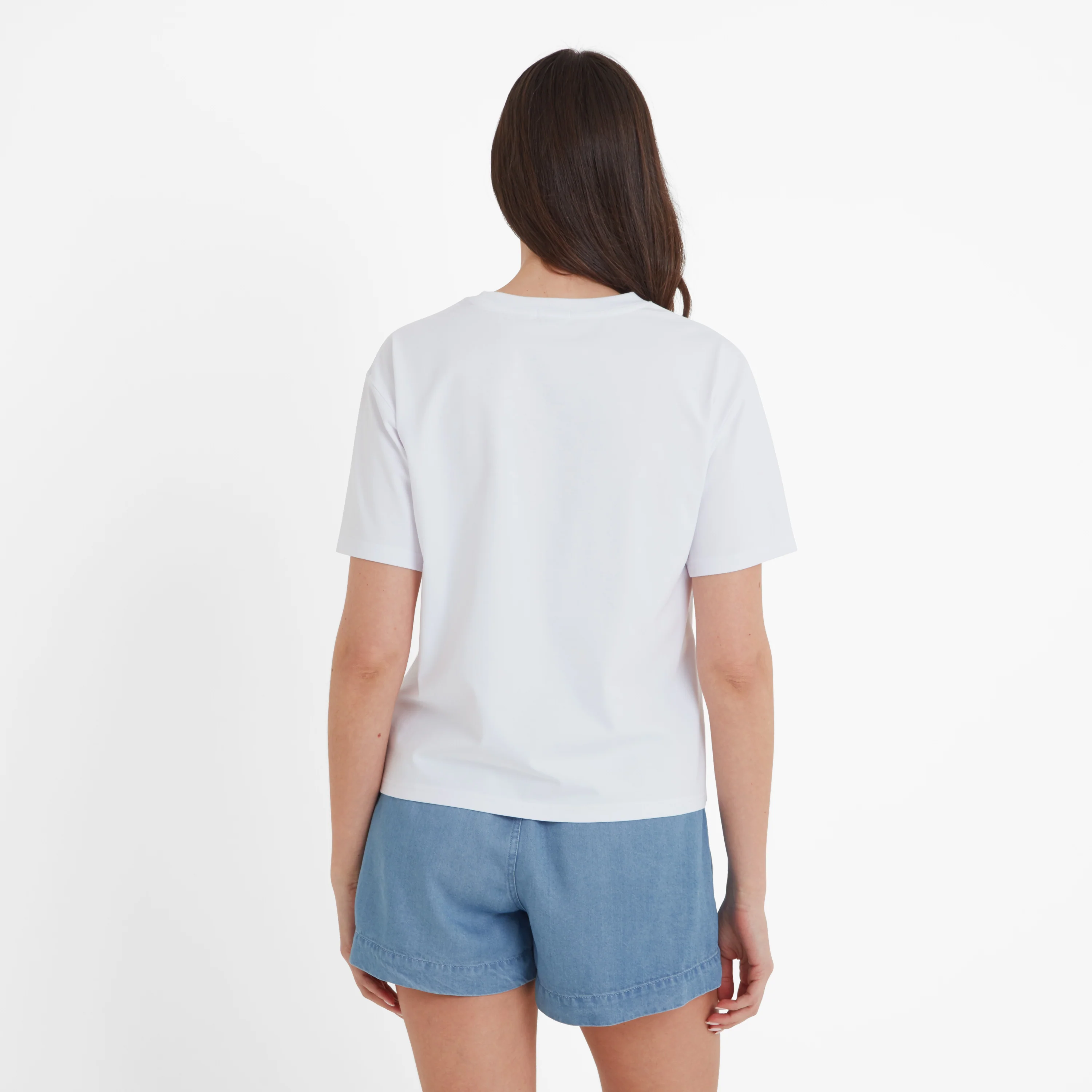 Trissy Womens Premium Supersoft Relaxed Fit T-Shirt - Optic White - Image 2