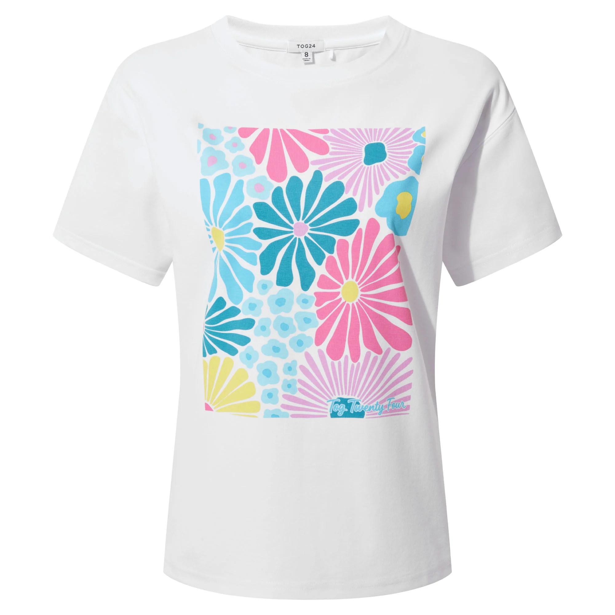 Trissy Womens Premium Supersoft Relaxed Fit T-Shirt - Optic White - Image 8