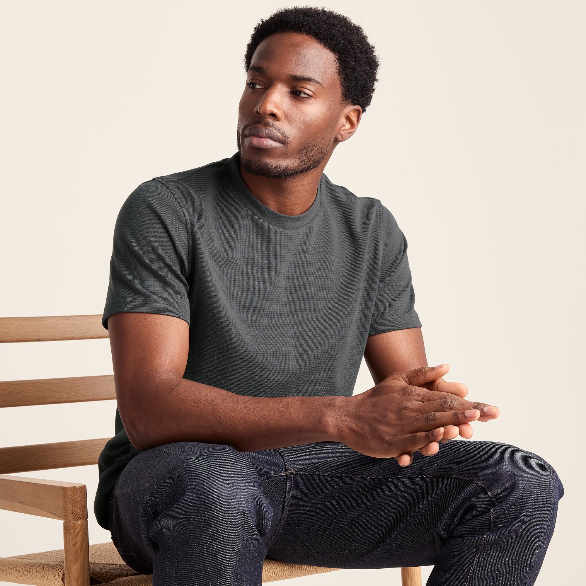 Turriff Mens Relaxed Fit T-Shirt - Deep Slate - Image 4