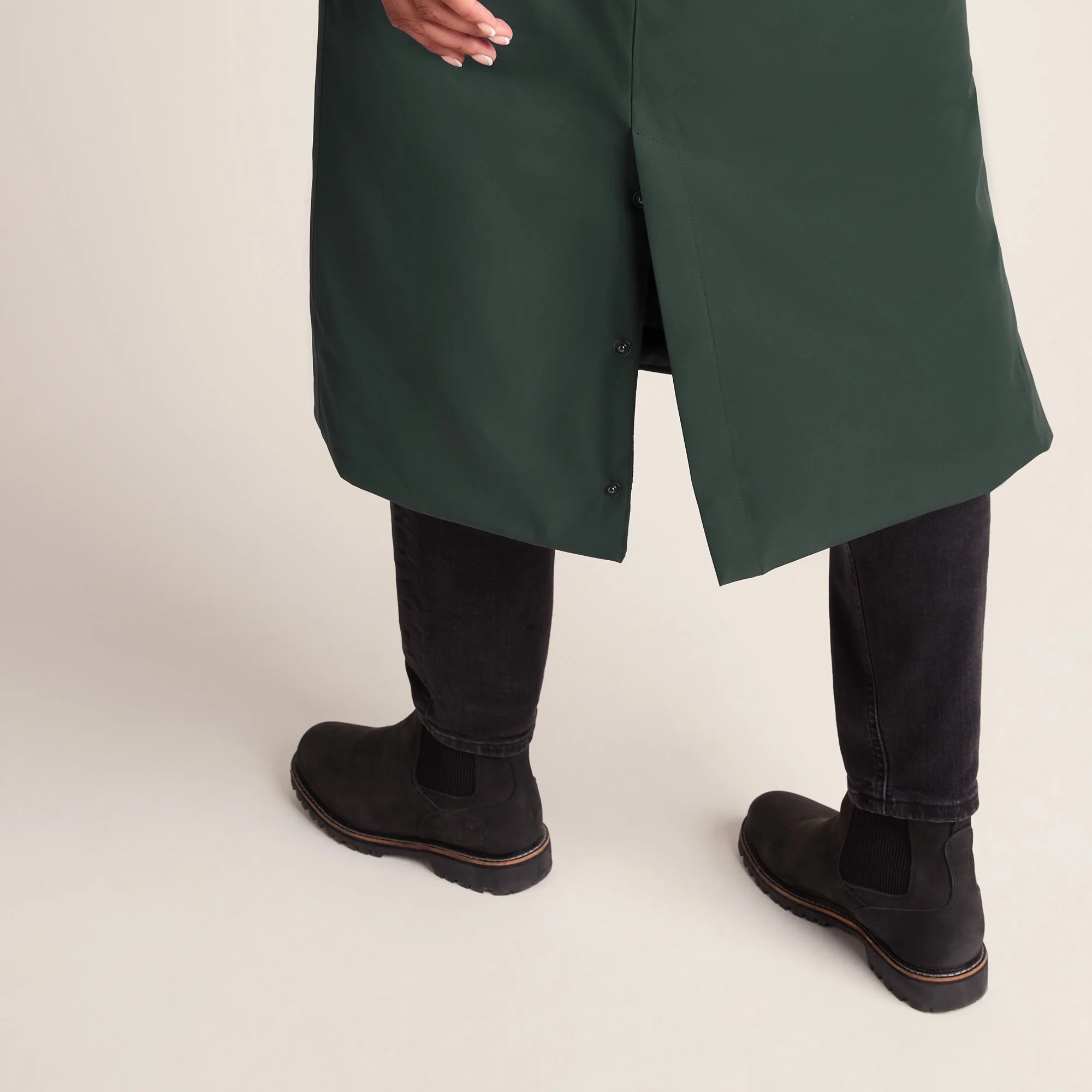Uma Womens Waterproof Down Insulated Parka - Racing Green - Image 7