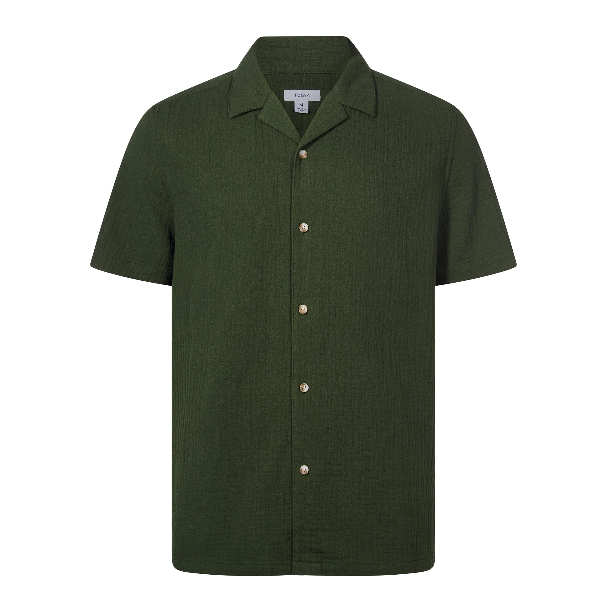 Valtos Mens Short Sleeve Supersoft Shirt - Forage Green - Image 6