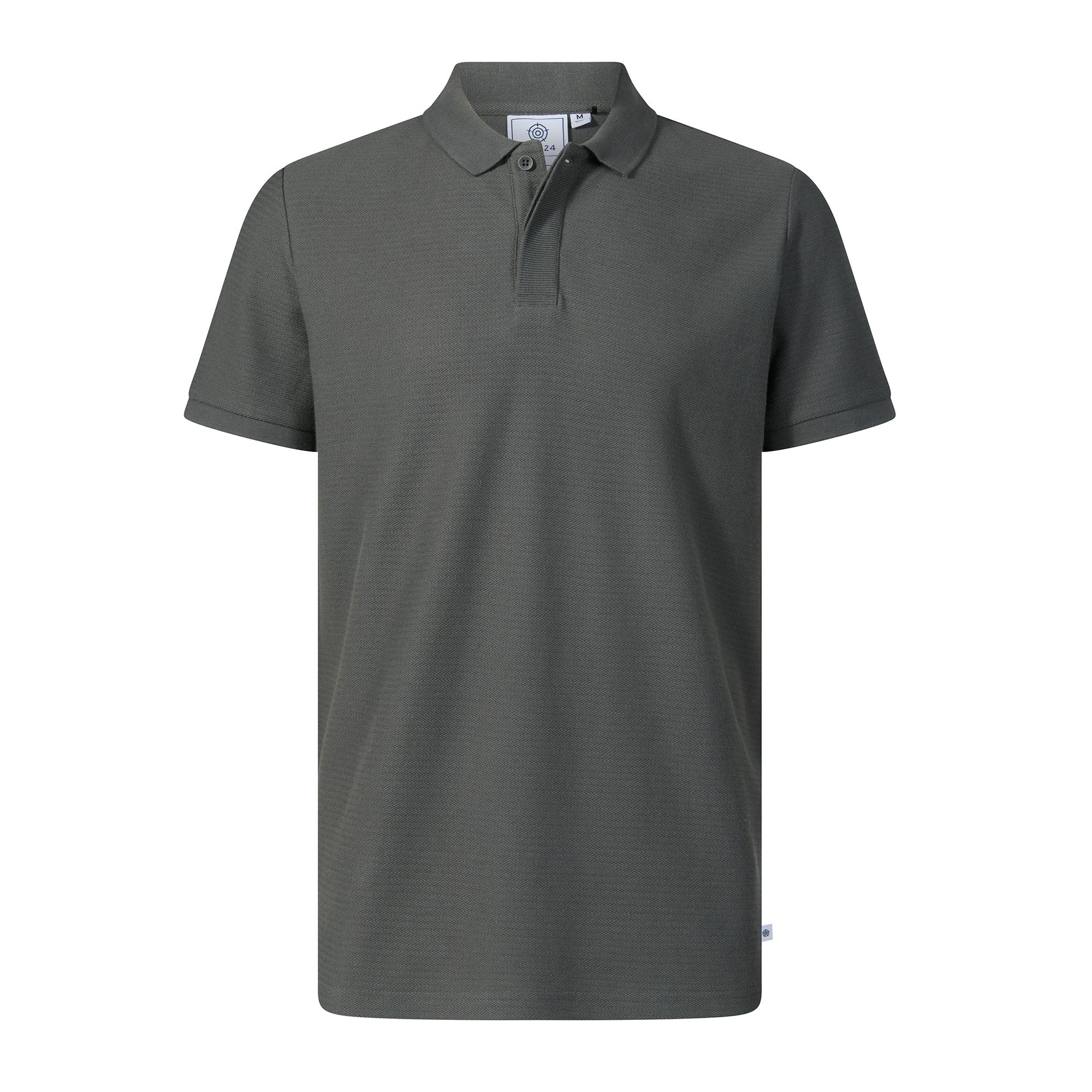 Varris Mens 100% Cotton Supersoft Polo Shirt - Deep Slate - Image 6