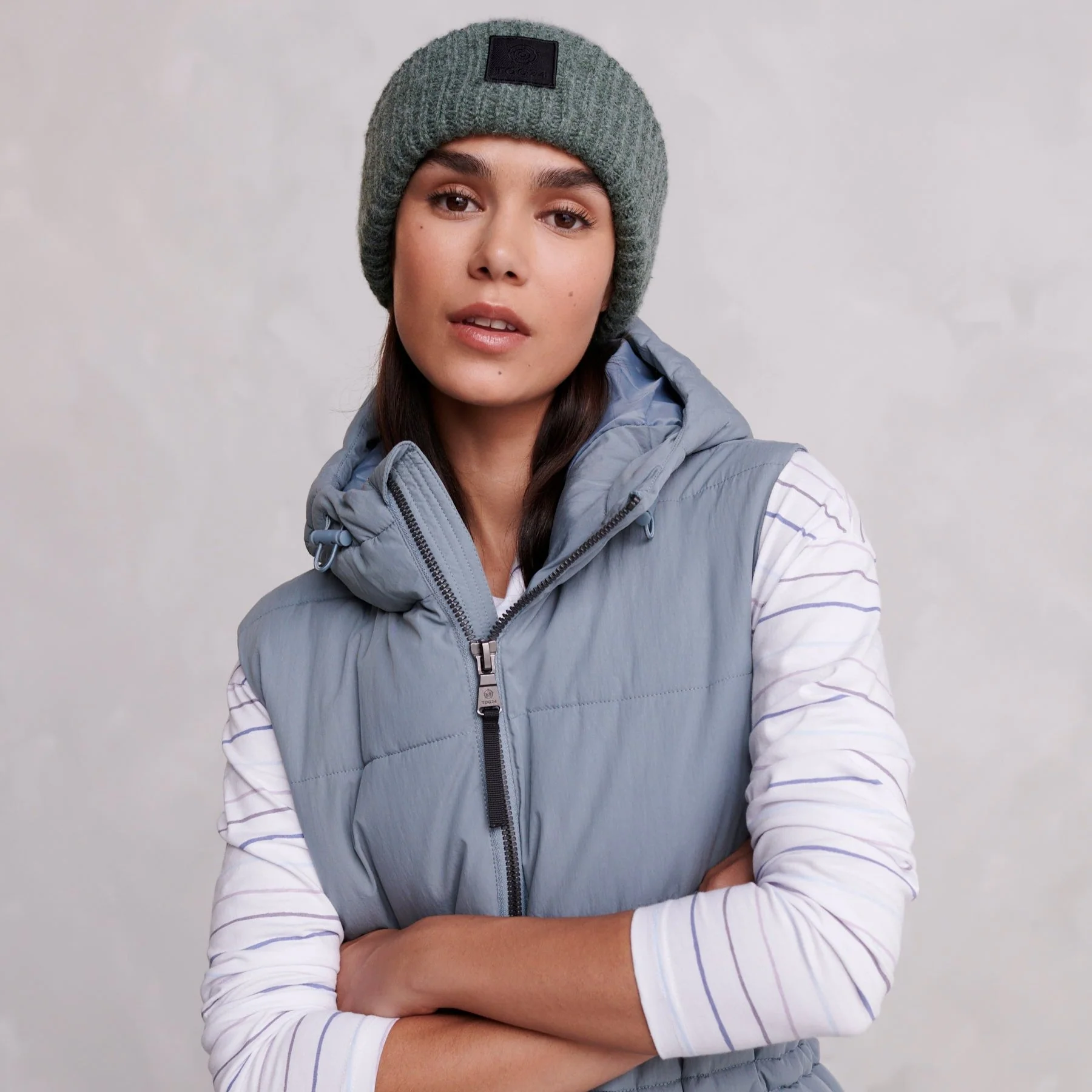 Welham Womens Gilet - Mist Grey - Image 11