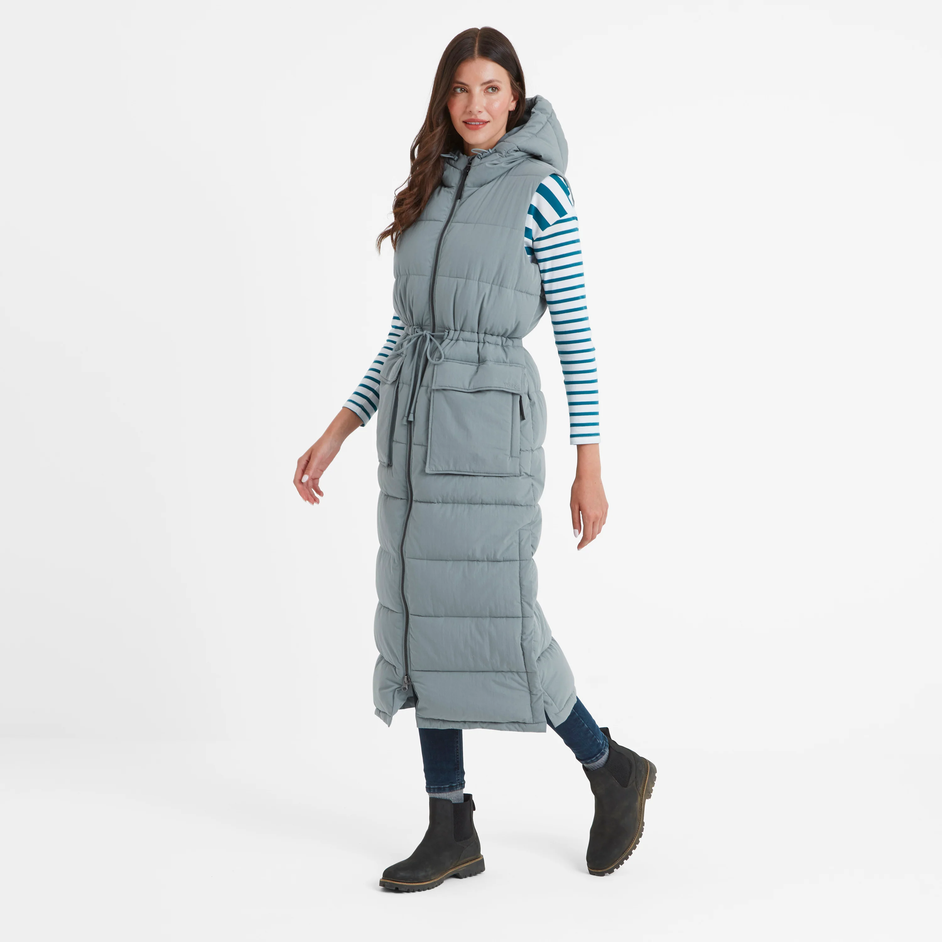 Welham Womens Gilet - Mist Grey - Image 2