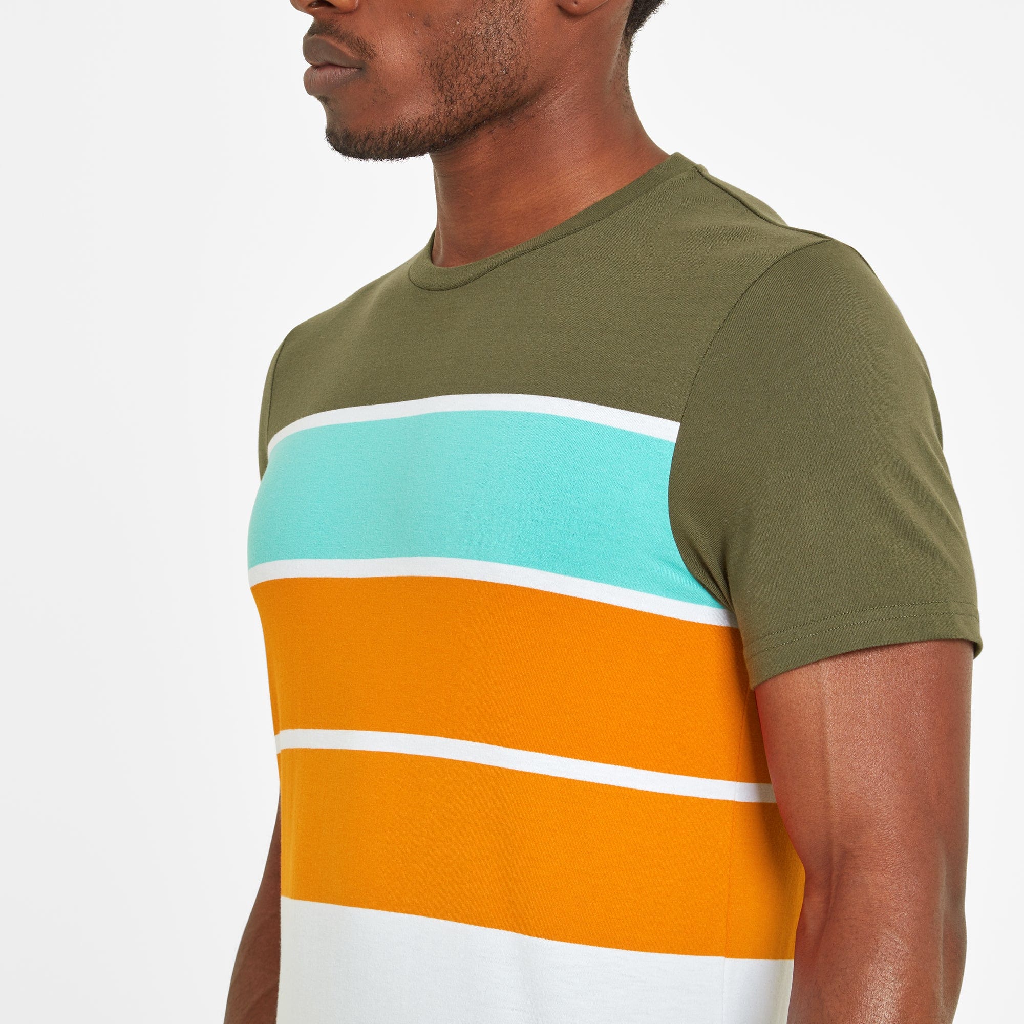 Whitwick Mens T-Shirt - Khaki - Image 6