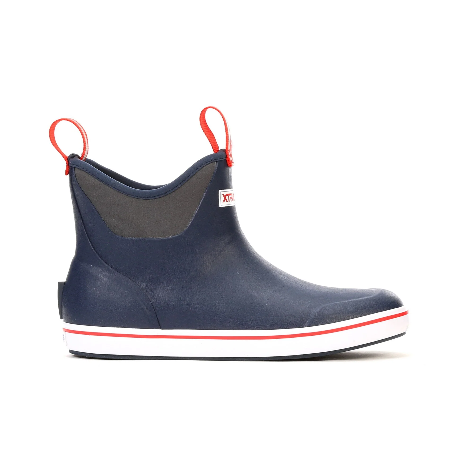 Xtratuf Ankle Deck Mens Boot - Navy/Red - Image 4