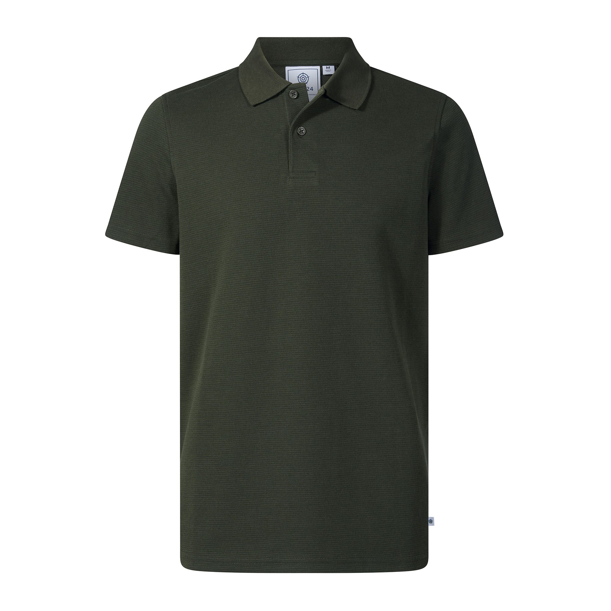Zaden Mens Polo Shirt - Dark Olive Green - Image 6